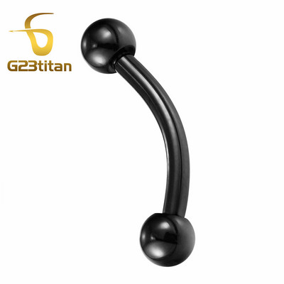 16G hipoallergén titán piercing gyűrűk patkó kör alakú ívelt súlyzó banánbell labret fogságban lévő gyöngyök testékszerek