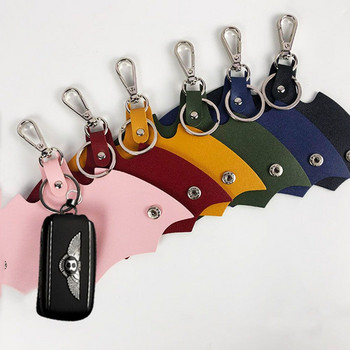Σχήμα αντιανεμικό Δερμάτινο μπρελόκ Ανδρικό Γυναικείο Μπρελόκ Organizer Θήκη σπαστό Πορτοφόλι με κλειδί αυτοκινήτου Νοικοκυράκο Μίνι τσάντα για κάρτες
