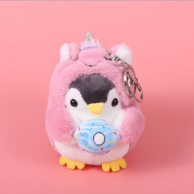 Kawaii Penguin Plišana lutka Crtić Anime Zeko Plišana igračka Slatka životinja Medvjed Privjesak Torba Privjesak Japanski crtani film Rođendanski poklon