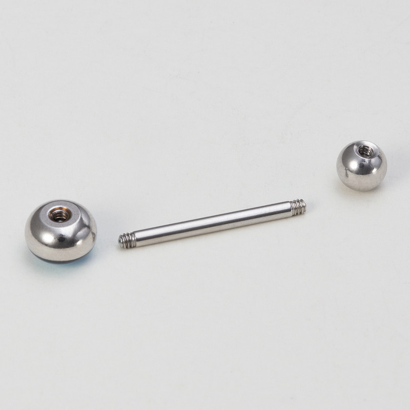 1 buc. Opal Bijuterii pentru corp Inele pentru limba Barbell pentru femei din oțel chirurgical, cu șuruburi, rotund, piercing pentru limba Stud 14G Piercing sexy
