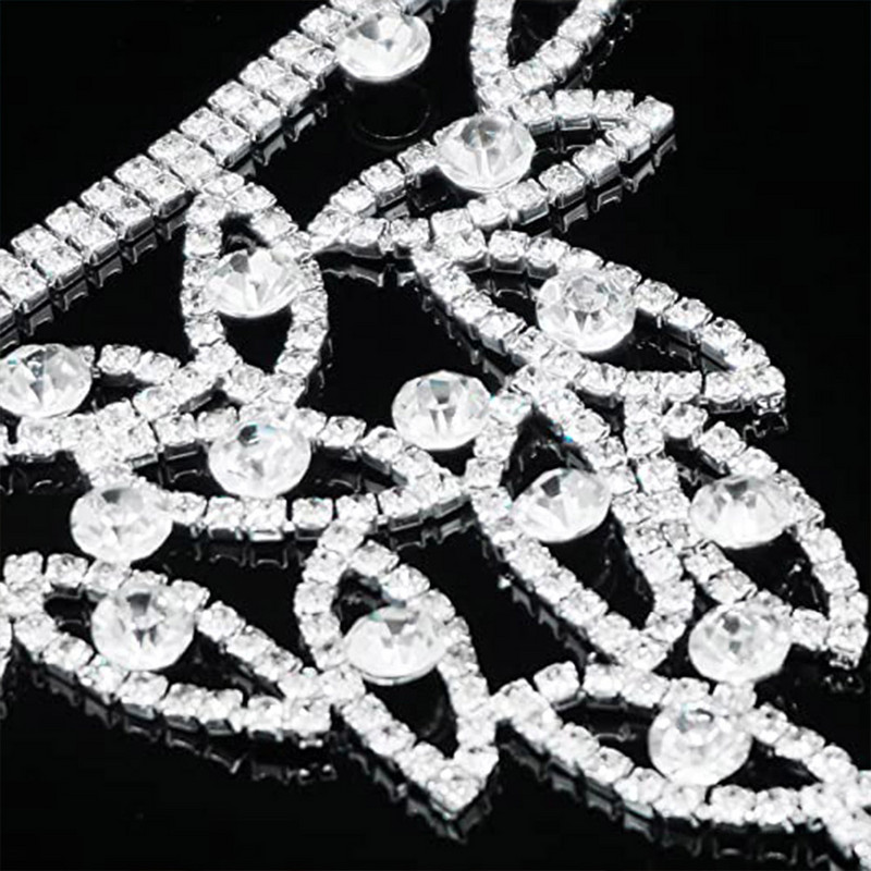 Stonefans Fashion Strass Deget Bratara de glezna pentru femei Accesorii de festival Sandale desculțe glezna Boho Bijuterii En-gros