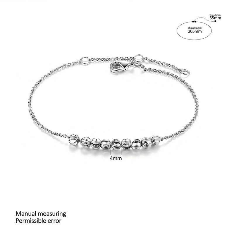 Dublu târg margele de metal glezne lanț de culoare aur trandafir ton stil simplu picior bijuterii de modă bijuterii pentru femei DFA020