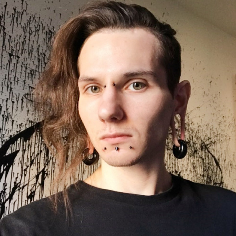 Casvort 2PCS 8mm 0g 6mm 2g από ανοξείδωτο ατσάλι Στρογγυλά μαγνητικά βύσματα αυτιών Βαριές αυτιών Μετρητές αυτιών Σήραγγες Διάτρηση σώματος Κοσμήματα Expander