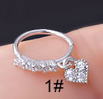20G Gem Dangle Orrgyűrűk Női Szívhez Függesztett Orr Piering Ékszerek Testékszerek