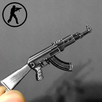 Мъжки Counter Strike M4A1 AK47 пистолет ключодържател Sniper Awp CS GO ключодържател пръстен чанта кола дрънкулка мъжки бижута парти подарък сувенири