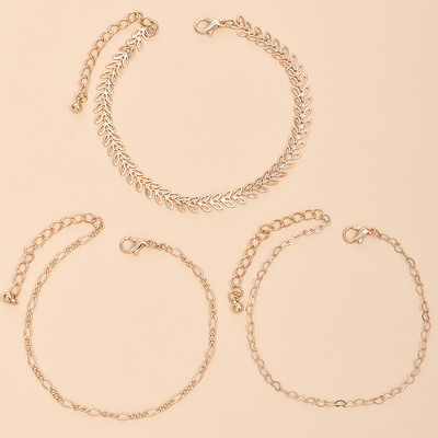Boho Foot Circle Chain Boho Nyári Karkötő Taless "S" alakú Medál Báj Szandál Mezítlábas Strand láb menyasszonyi ékszer A031