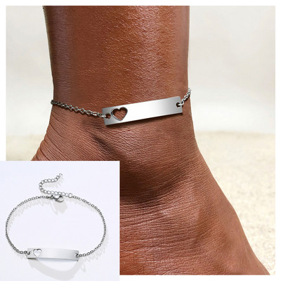 Plajă femei lanț gleznă frânghie din oțel inoxidabil Twist lanț link gleznă vară picior brățară bijuterii cu ridicata
