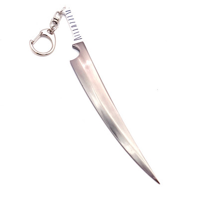 Bleach võtmehoidja Kurosaki Ichigo Sword Hitsugaya Toushirou Katana võtmehoidja võtmehoidja Anime Relv Võtmehoidjad Aksessuaarid llaveros