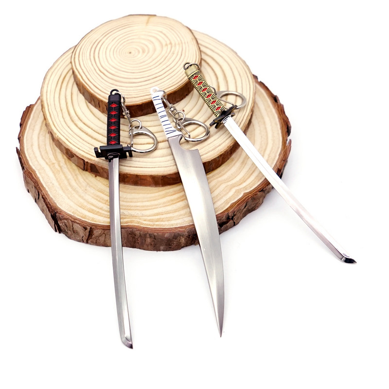 Bleach võtmehoidja Kurosaki Ichigo Sword Hitsugaya Toushirou Katana võtmehoidja võtmehoidja Anime Relv Võtmehoidjad Aksessuaarid llaveros