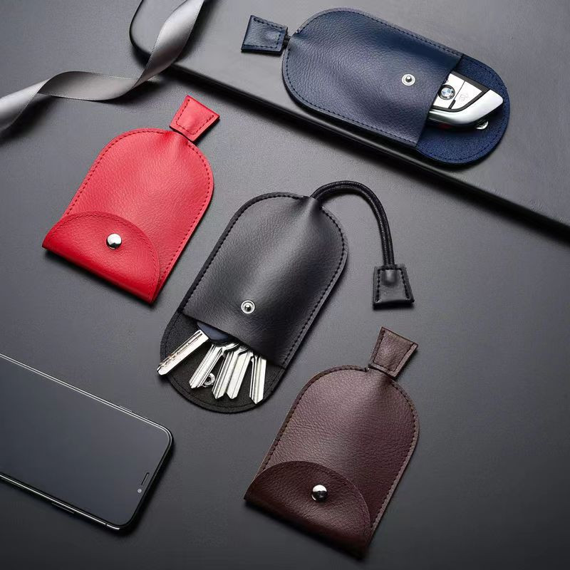 Kľúčenka z pravej kože pre mužov a ženy, organizér na kľúče, peňaženka, puzdro na kľúče od auta, mini taška na karty, puzdro na kľúče pre gazdinú