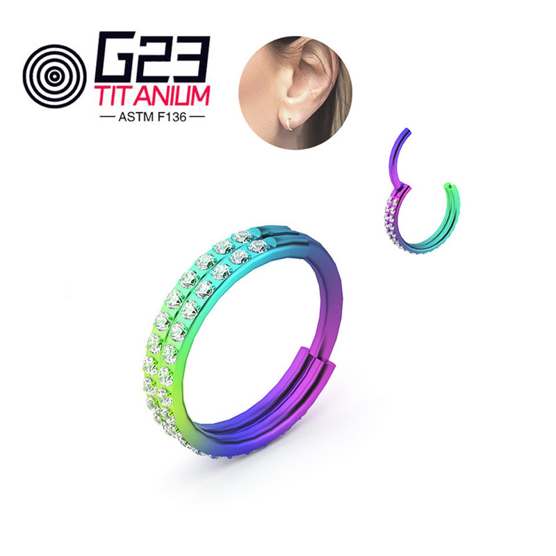 Modne minimalne naušnice s prstenovima od kristalnog cirkonija Mali Huggie s tankim prstenovima Naušnica s hrskavicom Helix Tragus Naušnica Nakit za piercing