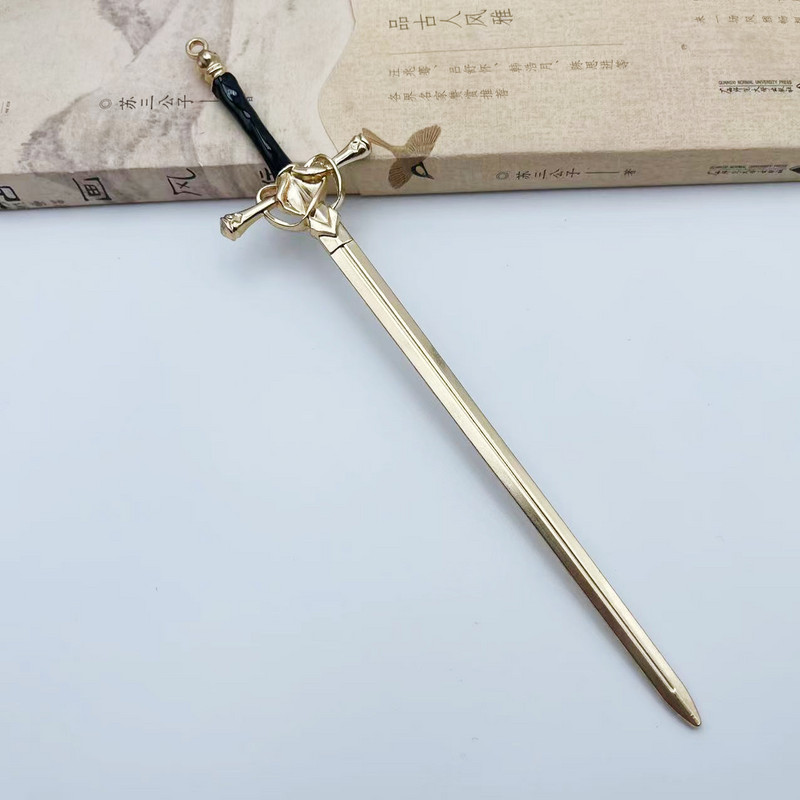 2022 Nou Punk Metal Sword Agraf de păr chinezești Bastoane de păr simple pentru femei DIY Coafura Design Instrumente Accesorii Dropshipping