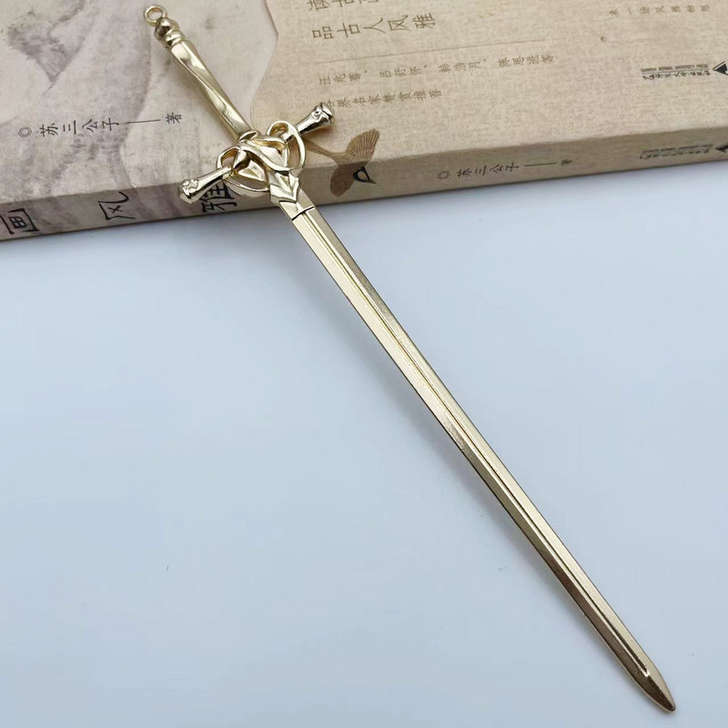 2022 Nou Punk Metal Sword Agraf de păr chinezești Bastoane de păr simple pentru femei DIY Coafura Design Instrumente Accesorii Dropshipping