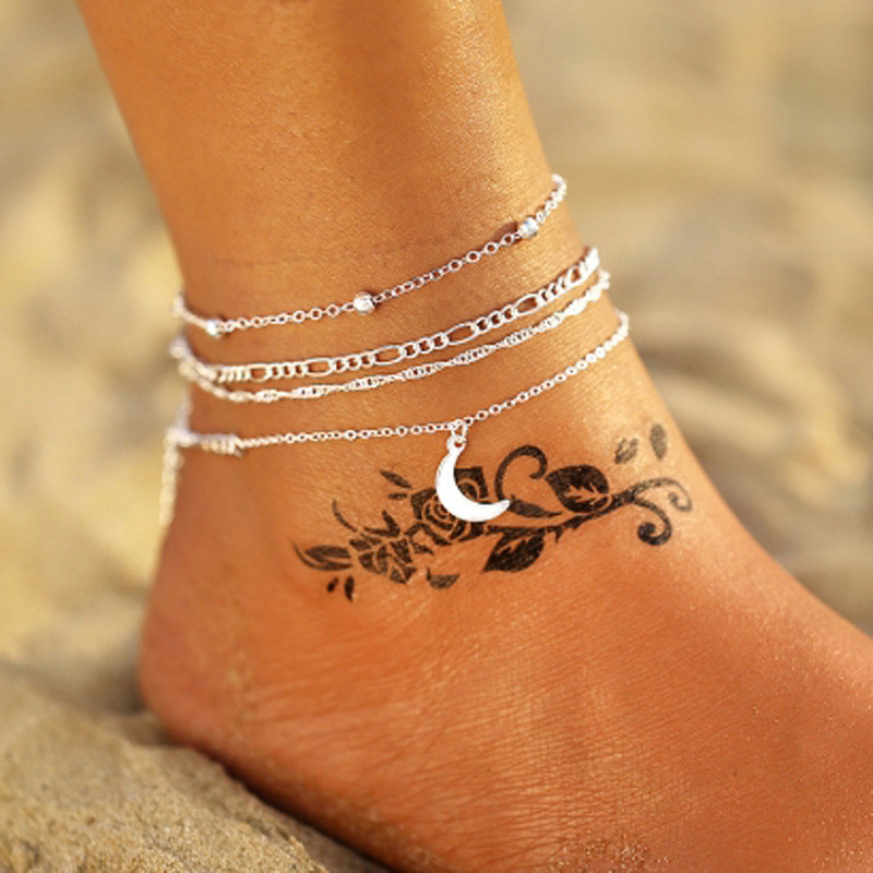 Huitan Fashion ananas gleznele pentru femei Brățară de plajă de vară Lanțuri pentru picioare Accesorii elegante pentru gleznă pentru picioare Bijuterii pentru corp desculț