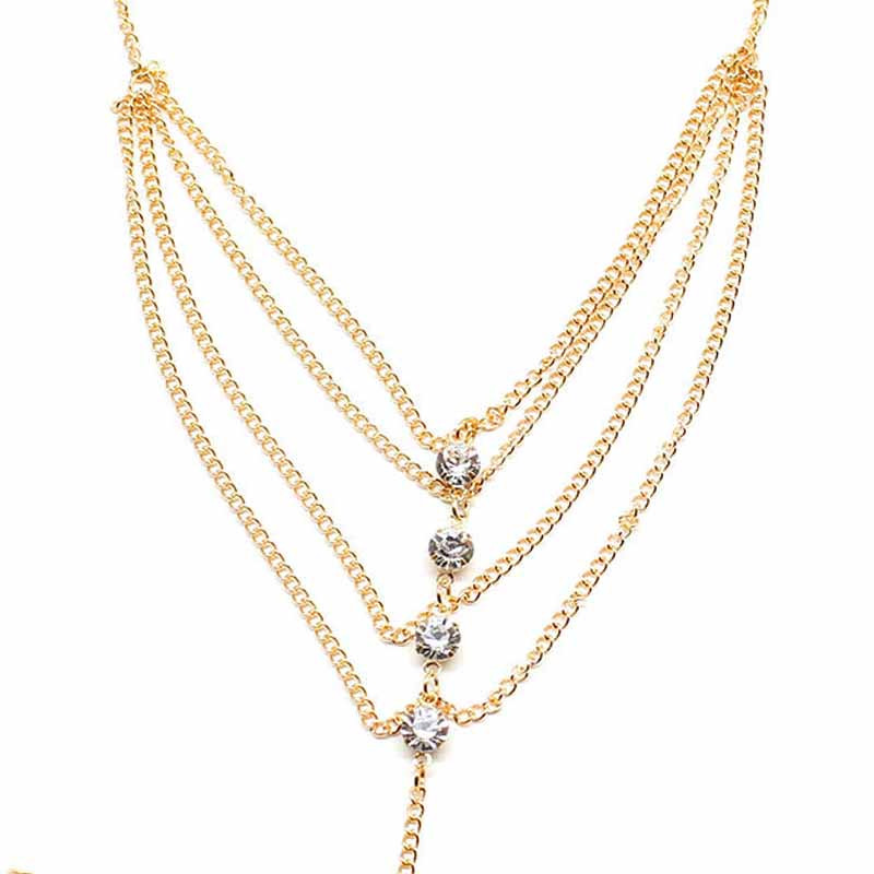 Moda pentru femei, mini lanț de bile de metal, gleznă de vară, mărgele de plajă, desculț, bijuterii