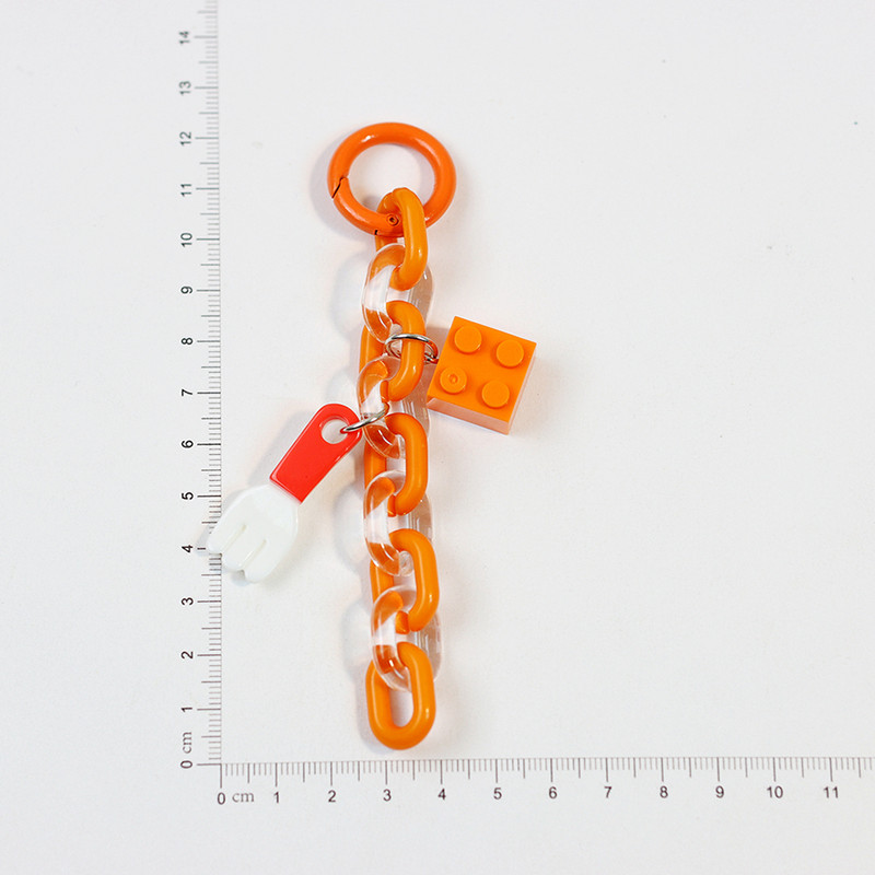 Drăguț Trendy Ins Jelly Lanțuri acrilice Breloc Veselă Creativă Decor Brelocuri pentru cupluri pentru Airpods Geanta Telefon Bakpack Pandantiv