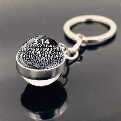 Ziua Profesorului Breloc din metal Breloc dublu cu bile de sticlă Breloc cadou pentru profesori Breloc drăguț Breloc Breloc Brelocuri