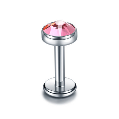 1PC Titan 16G Filet Intern Labret Piercing Tragus Helix Stud Cercei Lip Bar Cartilaj Daith Conch Bijuterii Sexy pentru corp