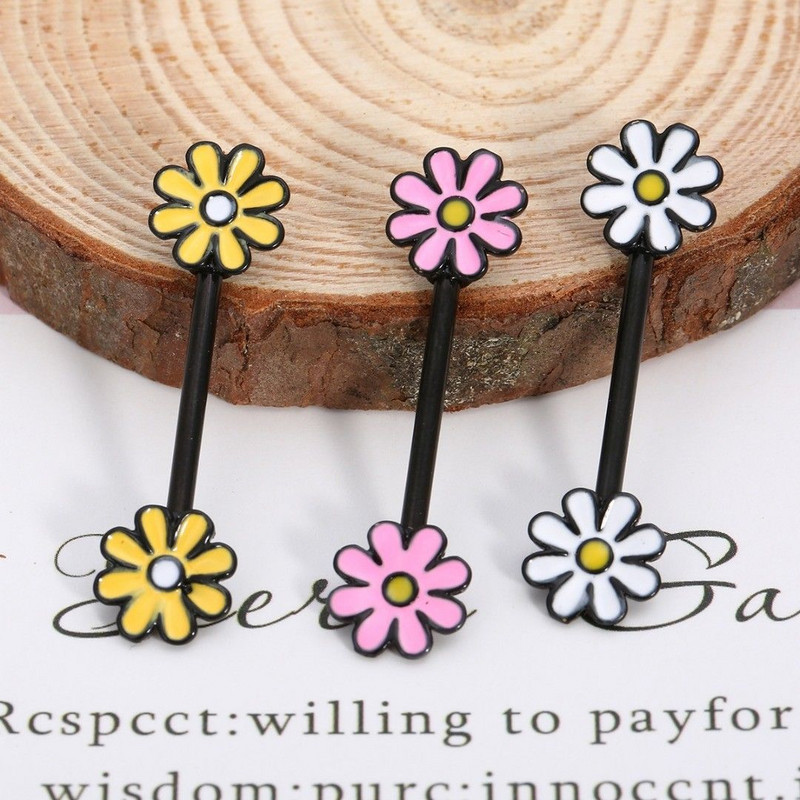 1 perechi de inele sexy pentru mamelon inimă CZ Crystal Barbell scut piercing pentru mamelon Femei Bărbați 316L Oțel Piercing pentru corp Bijuterii Oreja 14G