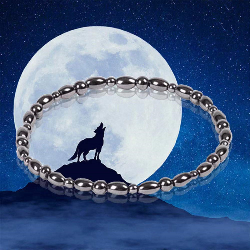 1/2kom modni uniseks ženski muški modni gležnjač s magnetskim crnim kamenom za mršavljenje od prirodnog brazilskog crnog kamena za zdravstvenu njegu