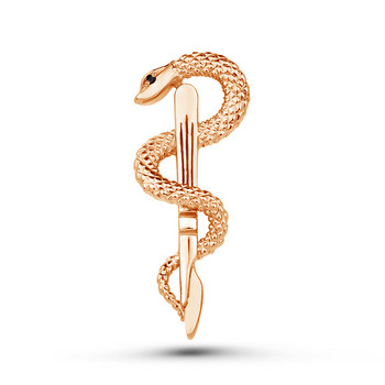 Hanreshe Surgeon Caduceus Medical Brooch Pins Snake Stick Scalpel Модерен ревер Медицински бижута Аксесоари за лекари Медицински сестри