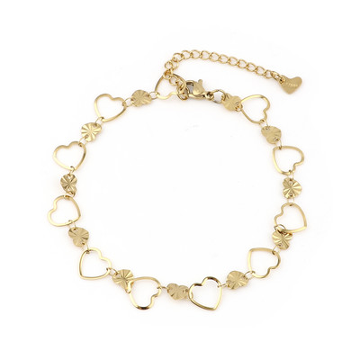 12 stiluri gleznă din oțel inoxidabil 304 Brățară de gleznă cu lanț de culoare aurie pentru femei pe picior, plajă, desculț, bijuterii cu lanț pentru picioare