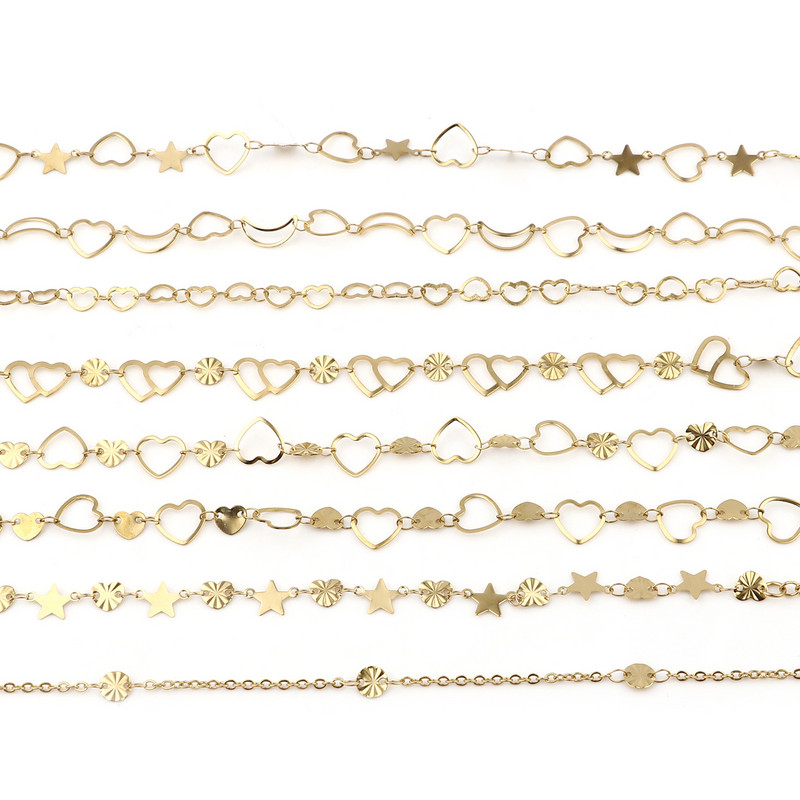 12 stiluri gleznă din oțel inoxidabil 304 Brățară de gleznă cu lanț de culoare aurie pentru femei pe picior, plajă, desculț, bijuterii cu lanț pentru picioare