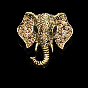 i-Remiel Broșă retro la modă în stil britanic pentru bărbați Aripi de șoim Coroană Cârmă Elan Bufniță Frunză Insigna Costum Guler Cămașă Accesorii