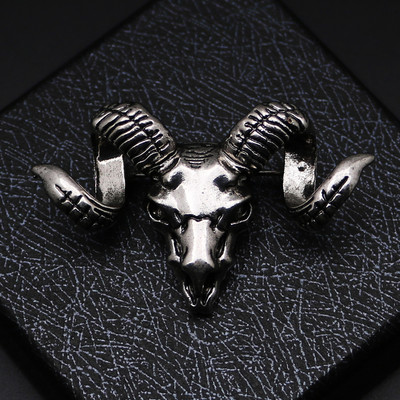 i-Remiel Broșă retro la modă în stil britanic pentru bărbați Aripi de șoim Coroană Cârmă Elan Bufniță Frunză Insigna Costum Guler Cămașă Accesorii