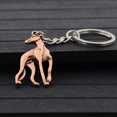 Breloc de chei de câine din metal Breloc de geantă Breloc de geantă Bijuterii pentru animale de companie