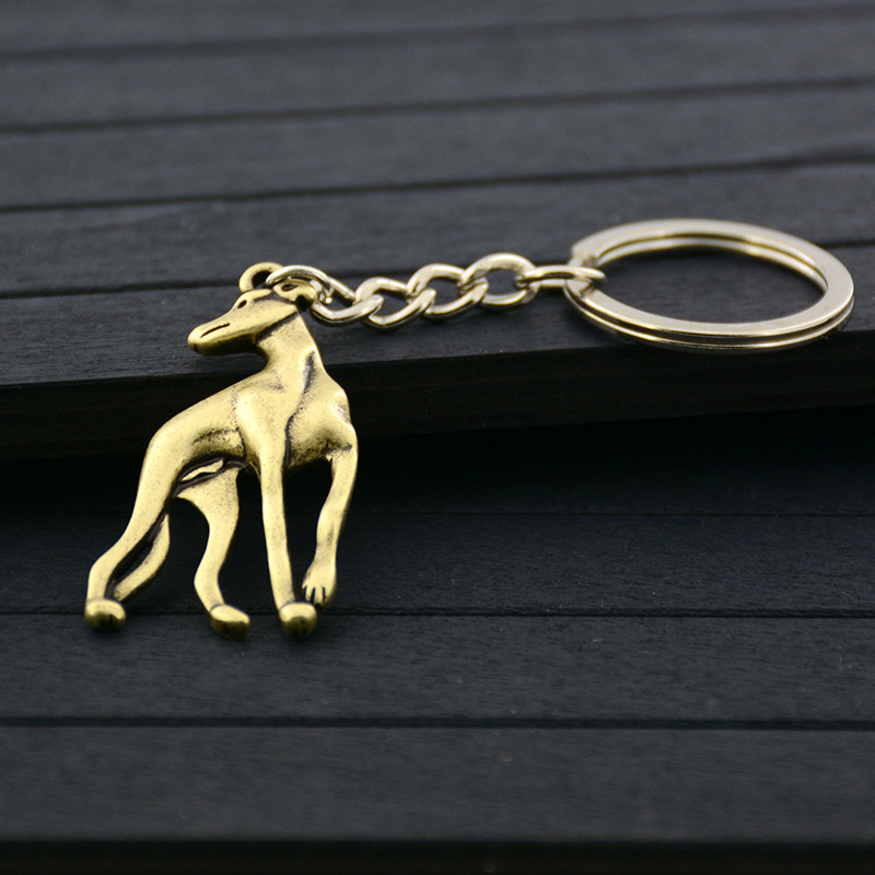 Breloc de chei de câine din metal Breloc de geantă Breloc de geantă Bijuterii pentru animale de companie