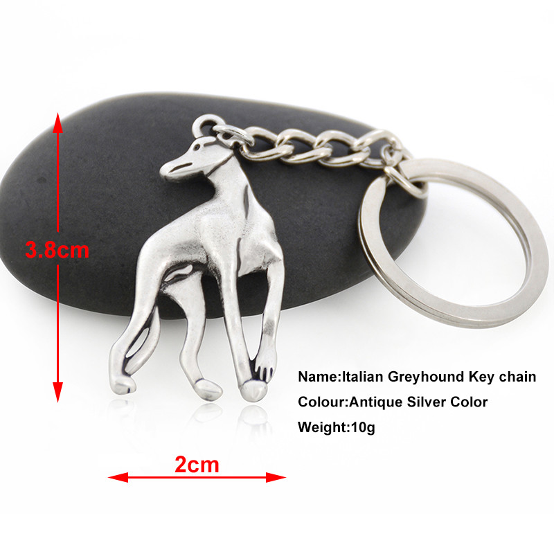 Breloc de chei de câine din metal Breloc de geantă Breloc de geantă Bijuterii pentru animale de companie