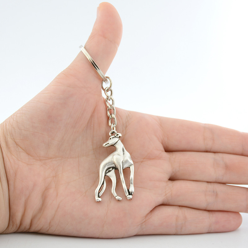 Breloc de chei de câine din metal Breloc de geantă Breloc de geantă Bijuterii pentru animale de companie