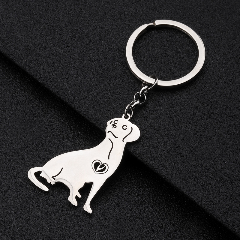 Bonsny medál kulcstartók rozsdamentes acél aranyozott labrador retriever kutya aranyos kiskutya kisállatok ékszerek nőknek varázslatok ajándék