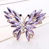 Nouă frumusețe fluture broșe 6 culori emailat fluture insecte petrecere casual broșă ace cadouri