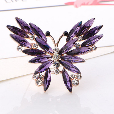 Nouă frumusețe fluture broșe 6 culori emailat fluture insecte petrecere casual broșă ace cadouri