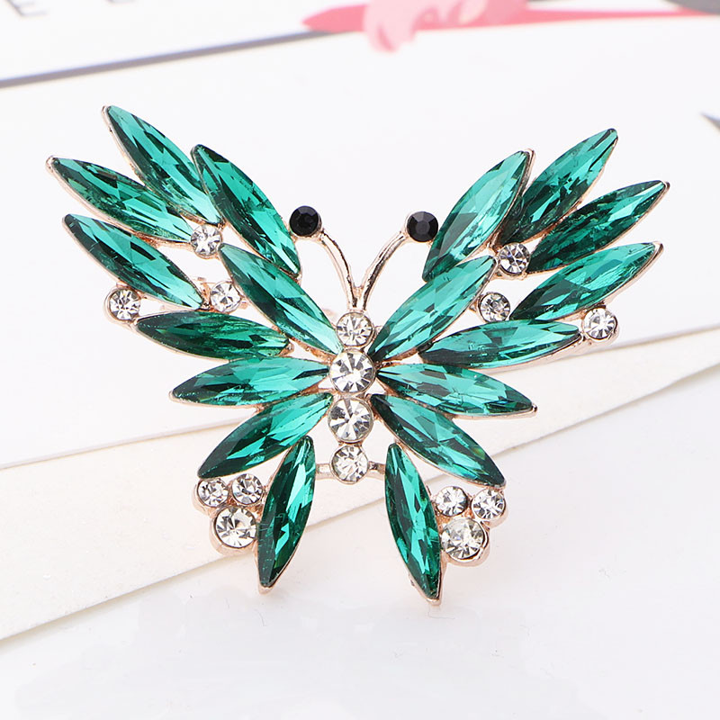 Nouă frumusețe fluture broșe 6 culori emailat fluture insecte petrecere casual broșă ace cadouri