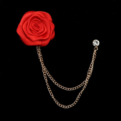 Nova robna marka Mali broš s lančićem za poker s kićankama Za Cool muškarca Ženu Party Bar Chic Odijelo od legure cinka Na reveru Unisex dodaci