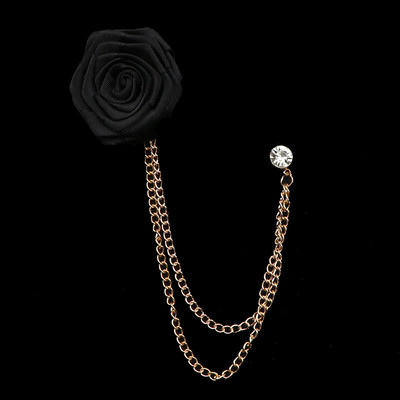 Nova robna marka Mali broš s lančićem za poker s kićankama Za Cool muškarca Ženu Party Bar Chic Odijelo od legure cinka Na reveru Unisex dodaci