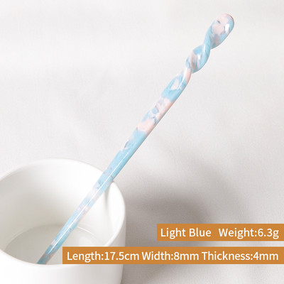 Ace de păr din acetat 16 stiluri Moda Femei Fete Bețișoare de păr în formă de bețișoară Agrafe de păr Accesorii de bijuterii de păr de nuntă