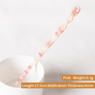 Ace de păr din acetat 16 stiluri Moda Femei Fete Bețișoare de păr în formă de bețișoară Agrafe de păr Accesorii de bijuterii de păr de nuntă