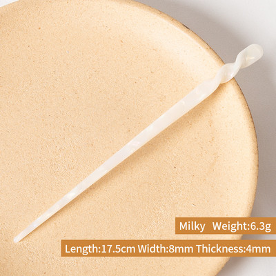 Ace de păr din acetat 16 stiluri Moda Femei Fete Bețișoare de păr în formă de bețișoară Agrafe de păr Accesorii de bijuterii de păr de nuntă