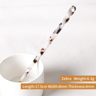 Ace de păr din acetat 16 stiluri Moda Femei Fete Bețișoare de păr în formă de bețișoară Agrafe de păr Accesorii de bijuterii de păr de nuntă