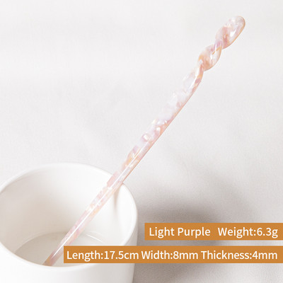 Ace de păr din acetat 16 stiluri Moda Femei Fete Bețișoare de păr în formă de bețișoară Agrafe de păr Accesorii de bijuterii de păr de nuntă