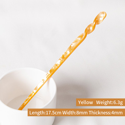 Ace de păr din acetat 16 stiluri Moda Femei Fete Bețișoare de păr în formă de bețișoară Agrafe de păr Accesorii de bijuterii de păr de nuntă