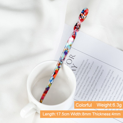 Ace de păr din acetat 16 stiluri Moda Femei Fete Bețișoare de păr în formă de bețișoară Agrafe de păr Accesorii de bijuterii de păr de nuntă