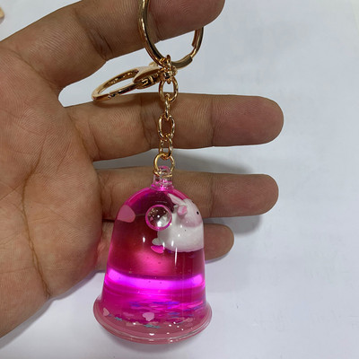 Kreativni šareni plutajući zec privjesak za ključeve Slatki pokretni tekući privjesci za ključeve u 4 stila Ženska automobilska torba Privjesak Gadgeti Igračke Poklon