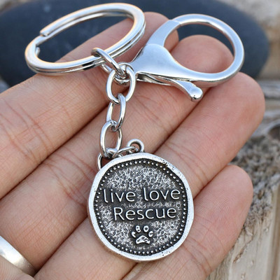 Breloc de salvare pentru câine labă Accesorii pentru iubitorii de animale de companie Greyhound Bulldog Labrador Beagle GSP Pointer Doggy Print Bijuterii cadou pentru cățeluș