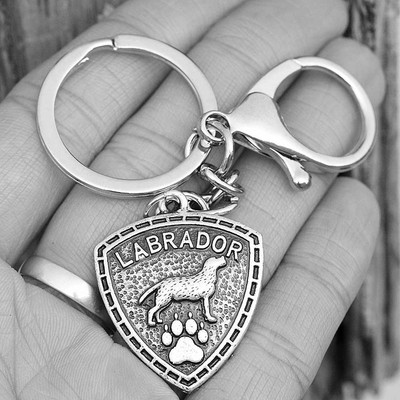 Breloc de salvare pentru câine labă Accesorii pentru iubitorii de animale de companie Greyhound Bulldog Labrador Beagle GSP Pointer Doggy Print Bijuterii cadou pentru cățeluș