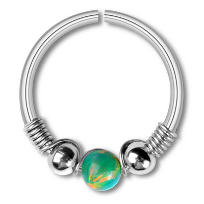 1 piesa Opal Daith Piercing Cercel Boho Fals Inel pentru nas Cartilage Piercing Cercei Tragus Faux Piercing Nas Bijuterii Rook Helix